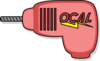Pink Drill Clip Art